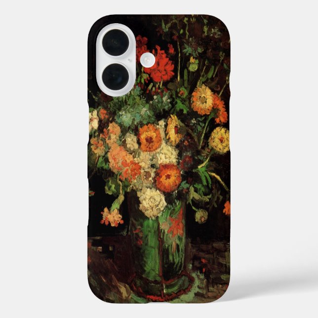 Vase mit Zinnias und Geranien, Vincent van Gogh title_seo2 (Rückseite)