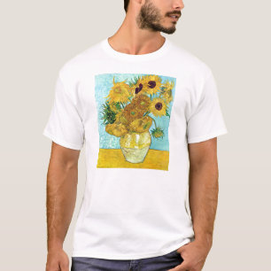 Vase mit zwölf Sonnenblumen durch Vincent van Gogh T-Shirt
