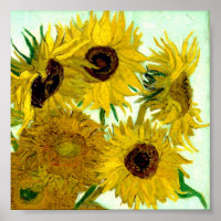 Vase mit zwölf Sonnenblumen, Van Gogh Fine Art