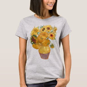Vase mit zwölf Sonnenblumen Van Gogh T-Shirt