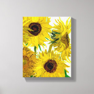 Vase mit zwölf Sonnenblumen, Van- Goghschöne Kun Leinwanddruck