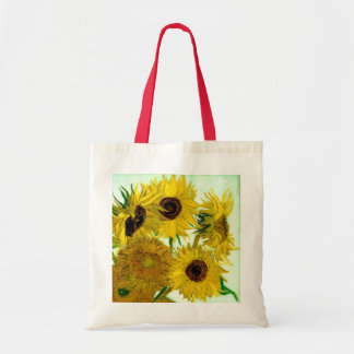 Vase mit zwölf Sonnenblumen, Van- Goghschöne Kunst Tragetasche