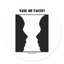 Vase oder Gesichter? (optische Illusion)