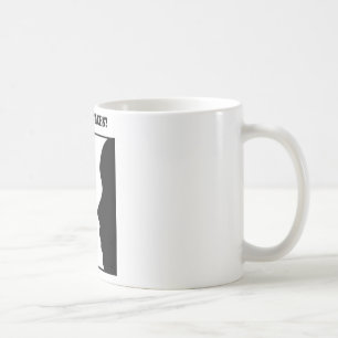 Vase oder Gesichter? (Optische Täuschung) Kaffeetasse