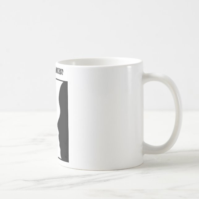 Vase oder Gesichter? (Optische Täuschung) Kaffeetasse (Rechts)