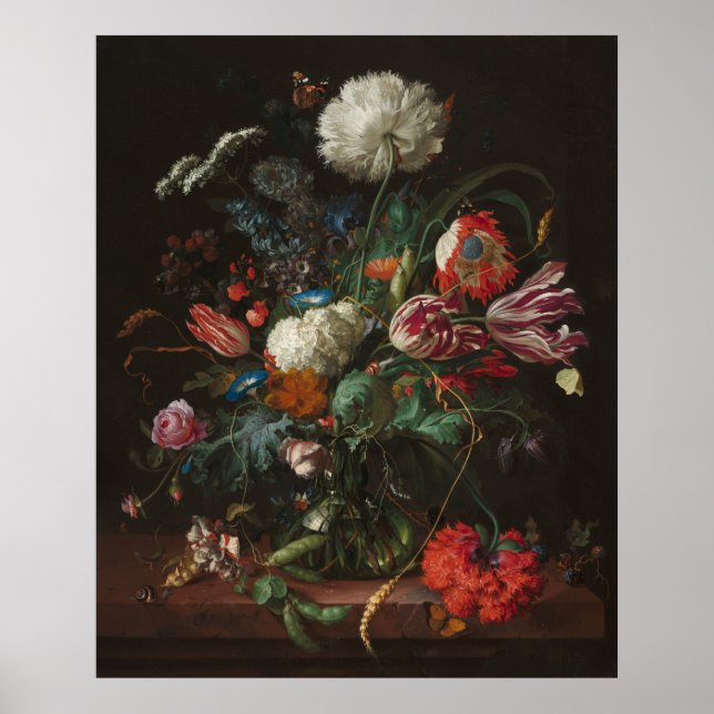 Vase of Blume - Jan Davidsz. de Heem Poster (Vorne)