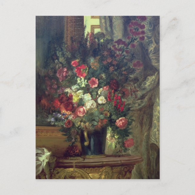 Vase of Blume on a Console, 1848-49 Postkarte (Vorderseite)