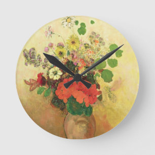 Vase of Flowers, c.1908-10 (oil on canvas) Runde Wanduhr