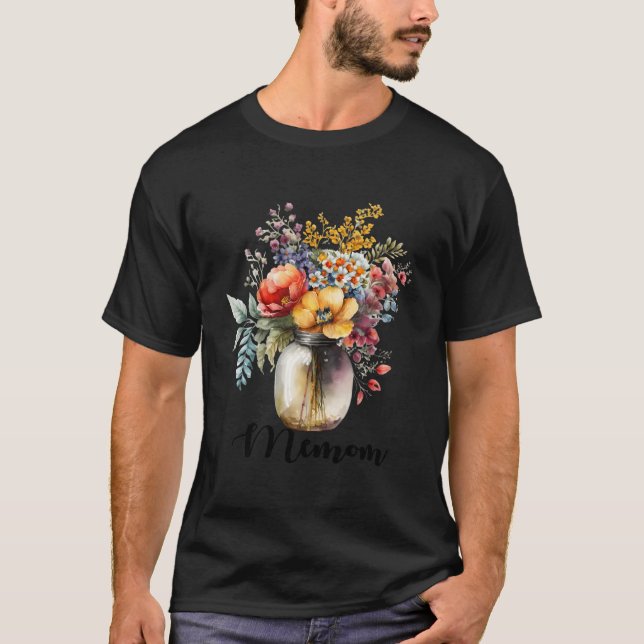 Vase Of Flowers Memom T-Shirt (Vorderseite)