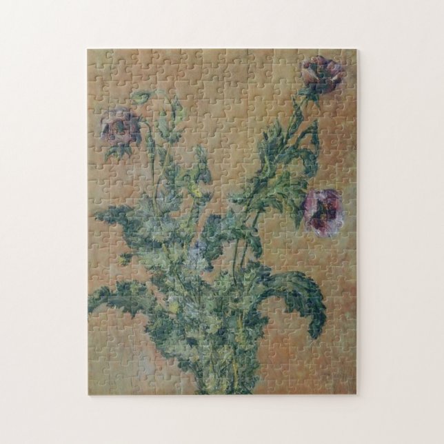 Vase of Poppies Monet Fine Art (Vertikal)