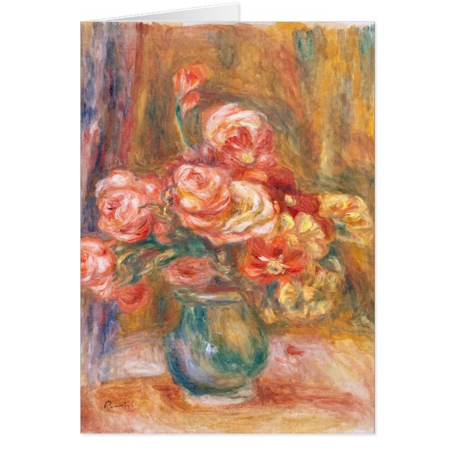 Vase Rose Auguste Renoir Art (Devant)