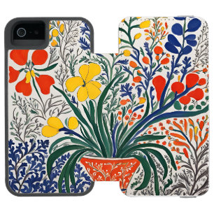 Vase und wilde Blumen Incipio Watson™ iPhone 5 Geldbörsen Hülle