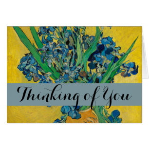 Vase Van Gogh avec Iris Classic Impressionnisme