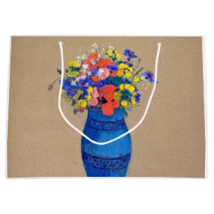 Vase von Blume, Redon große Geschenktasche Geschenktüte