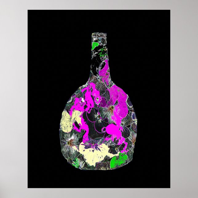 Vase with flowers poster (Vorne)