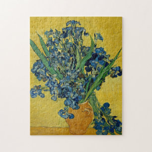 Vase with Irises by Van Gogh