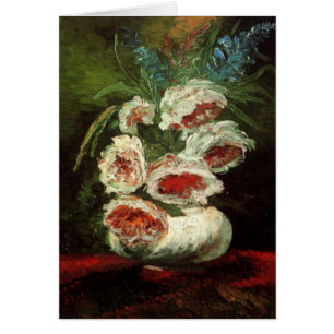 Vase with Peonies by Vincent van Gogh