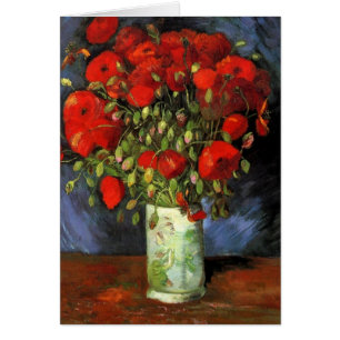 Vase with Red Poppies by Van Gogh