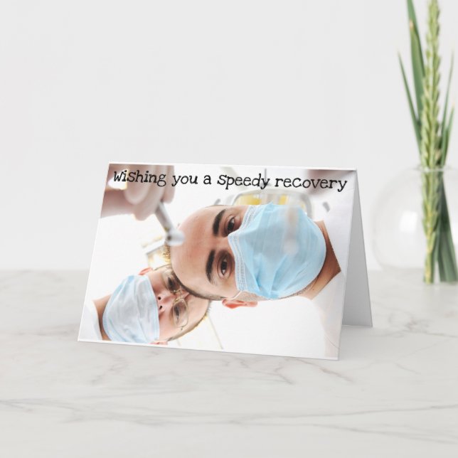 Vasektomie Speedy Erholung Karte (Vorderseite)