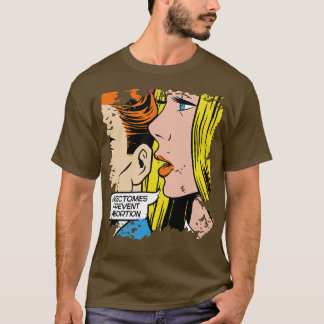 Vasektomien verhindern Abortion Vintage Kunst Frau T-Shirt