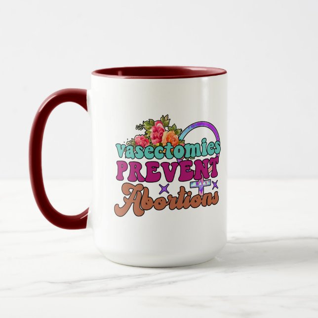 Vasektomien Vorbeugung der Tasse von Abortus (Links)