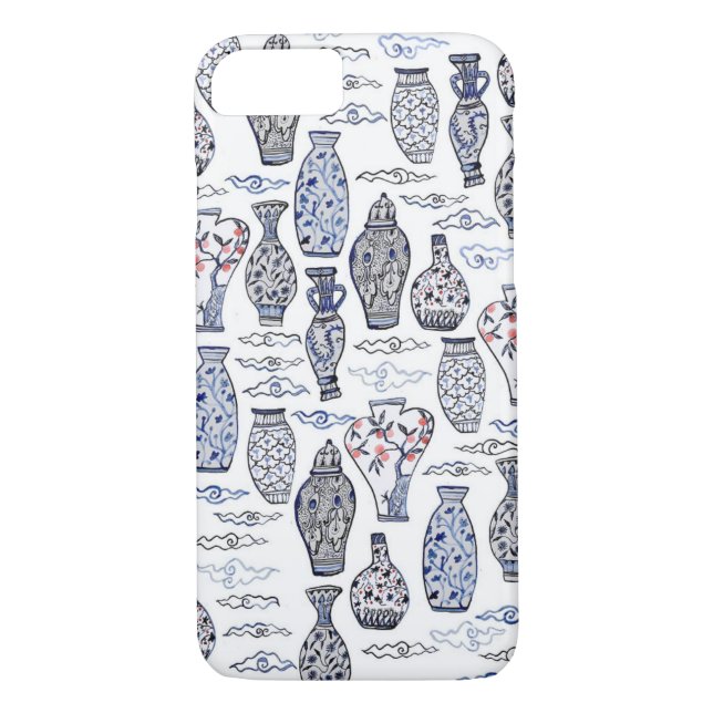 Vases asiatiques iPhone 7 coque (Dos)