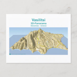 Vasilitsi - Carte 3D-Panorama - Carte postale