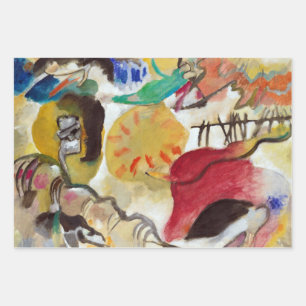 Vasily Kandinsky Garden of Liebe Wrapping Paper Geschenkpapier Set
