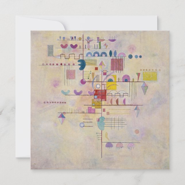 Vasily Kandinsky - Graceful Ascent Feiertagskarte (Vorderseite)