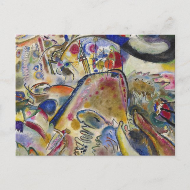 Vasily Kandinsky - Kleine Freuden Feiertagspostkarte (Vorderseite)