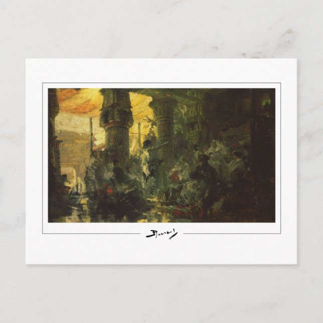 Vasily Polenov #149 - Fine Art Postcard Postkarte (Vorderseite)