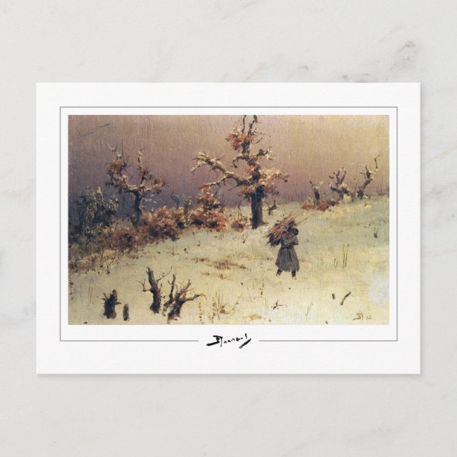 Vasily Polenov #151 - Fine Art Postcard Postkarte (Vorderseite)