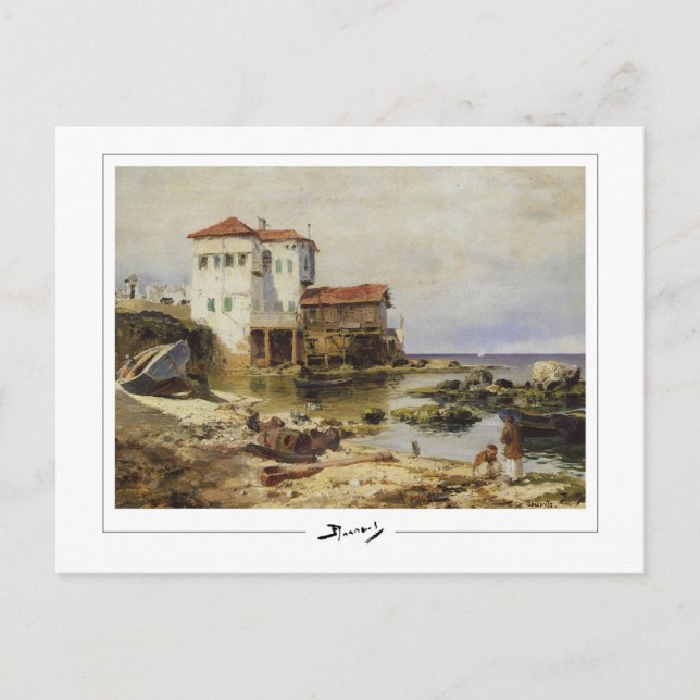 Vasily Polenov #200 - Fine Art Postcard Postkarte (Vorderseite)
