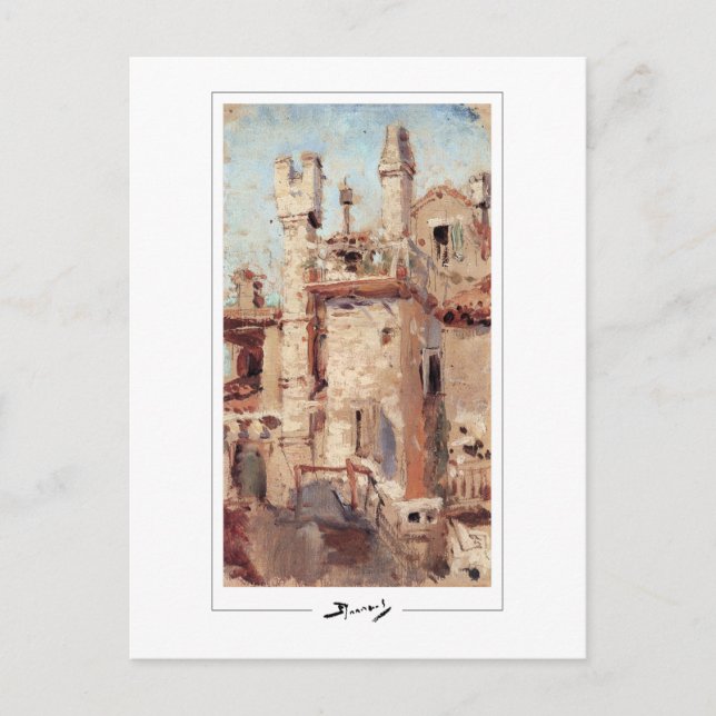 Vasily Polenov #202 - Fine Art Postcard Postkarte (Vorderseite)