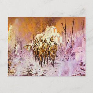 Vasily Vereshchagin - Rückkehr vom Petroff Palace Postkarte