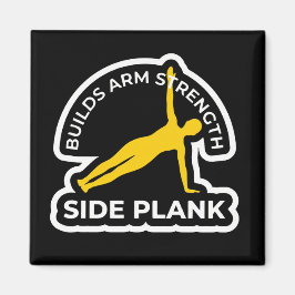 Vasisthasana Side Plank • Builds Arm Strength Yoga Magnet