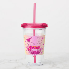Vaso acrílico 'Mom Fuel coffee " editable nombre Acryltrinkbecher