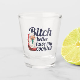 vaso chupito santa schnapsglas
