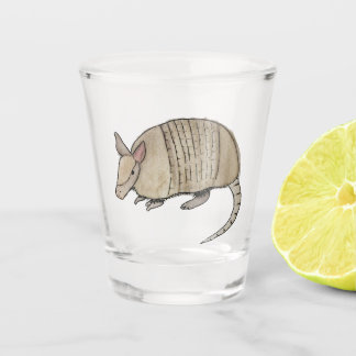 Vaso de chupito con armadillo schnapsglas