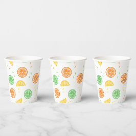 Vaso de papel limonada pappbecher