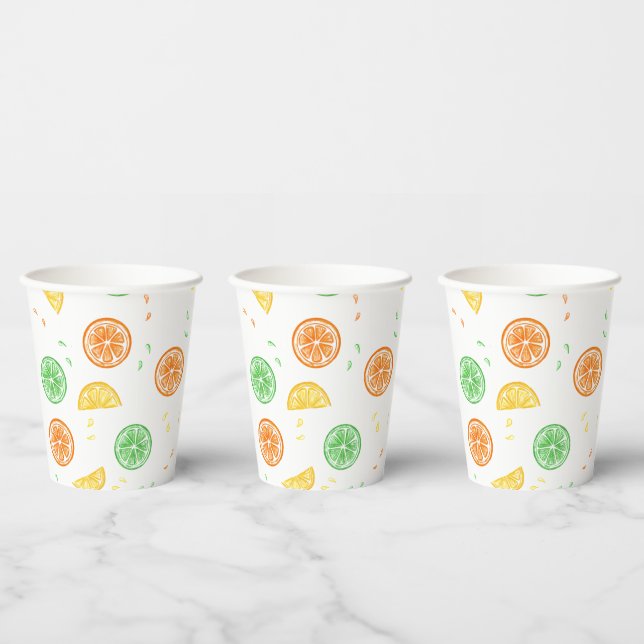 Vaso de papel limonada pappbecher (Multi)