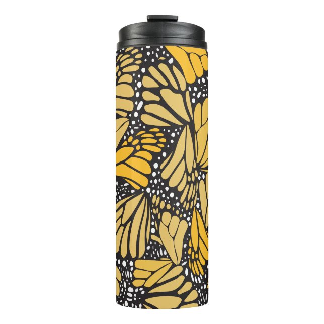 Vaso térmico estampado mariposa monarca thermosbecher (Vorderseite)