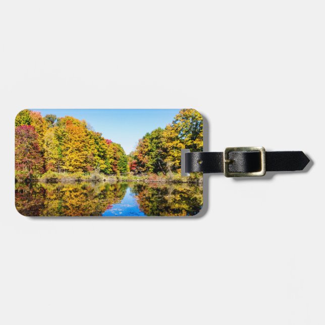 Vassar Farms Pond Gepäckanhänger (Vorderseite horizontal)