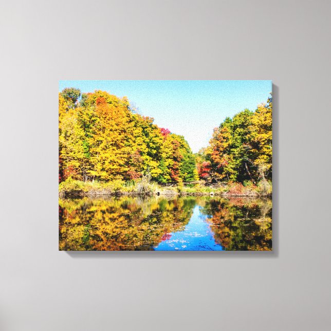 Vassar Farms Pond Leinwanddruck (Vorderseite)