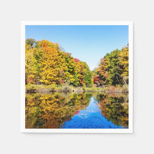 Vassar Farms Pond Serviette (Vorderseite)