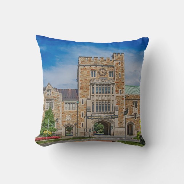 Vassar Uni-Haupteingang in NY Kissen (Vorderseite)