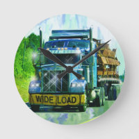 VASTE CHARGE Fret Camion Haulker Horloge murale