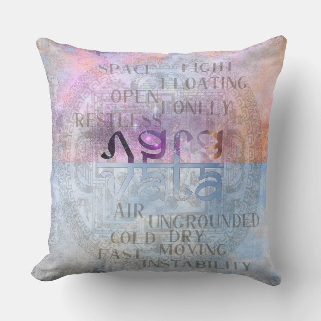 VATA DOSHA - Pillow Kissen (Vorderseite)