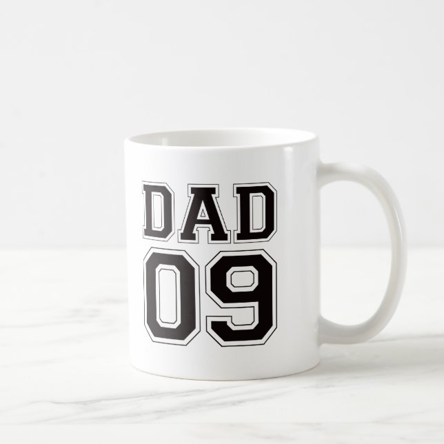 Vater 2009 - Schwarzes Kaffeetasse (Rechts)