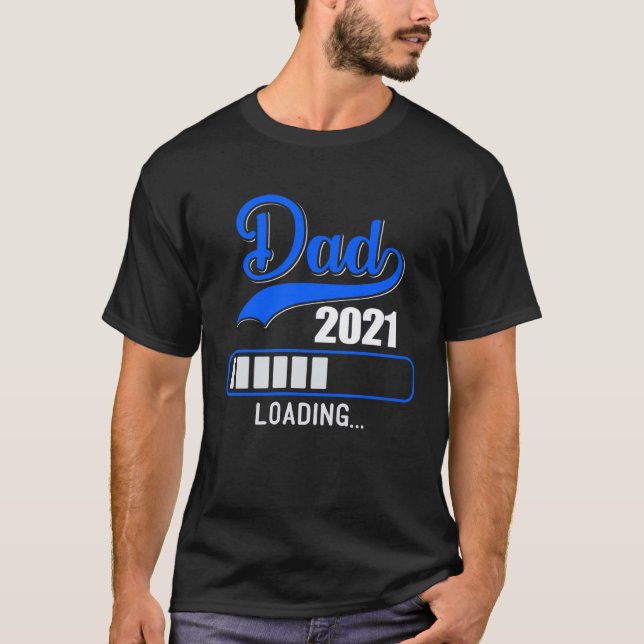 Vater 2021: Werden Vater Vater Nachkommen T-Shirt (Vorderseite)